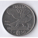 1940 - Regno D'Italia Vittorio Emanuele III 50 Cent. Impero Q/Spl Anti/Magnetica